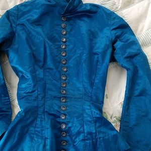 #2 Copy TRUE VICTORIAN ANTIQUE Child's SILK SATIN Bodice / Jacket
